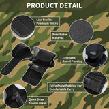 IC ICLOVER Ankle Holster for Concealed Carry, Leg Gun Holster Pistol Airsoft Holsters with Spare Mag Pouch, Breathable Gun Holsters for Women Men, Right & Left Hand Gun Holder Fits Various Gun Sizes