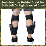 IC ICLOVER Ankle Holster for Concealed Carry, Leg Gun Holster Pistol Airsoft Holsters with Spare Mag Pouch, Breathable Gun Holsters for Women Men, Right & Left Hand Gun Holder Fits Various Gun Sizes