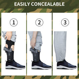 IC ICLOVER Ankle Holster for Concealed Carry, Leg Gun Holster Pistol Airsoft Holsters with Spare Mag Pouch, Breathable Gun Holsters for Women Men, Right & Left Hand Gun Holder Fits Various Gun Sizes