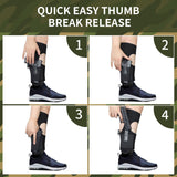 IC ICLOVER Ankle Holster for Concealed Carry, Leg Gun Holster Pistol Airsoft Holsters with Spare Mag Pouch, Breathable Gun Holsters for Women Men, Right & Left Hand Gun Holder Fits Various Gun Sizes