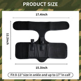 IC ICLOVER Ankle Holster for Concealed Carry, Leg Gun Holster Pistol Airsoft Holsters with Spare Mag Pouch, Breathable Gun Holsters for Women Men, Right & Left Hand Gun Holder Fits Various Gun Sizes