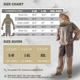 IC ICLOVER 4-Piece Mosquito Jacket, Bug Jacket with Hood, Mosquito Net Suits for Gardening Fishing Outdoor Bugs Protection