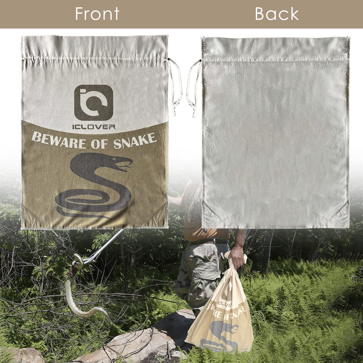 Reptile Travel Carrier IC ICLOVER Snake Reptile Bag With