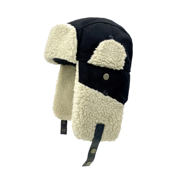 Winter Trapper Hat - Unisex Thermal Cap with Ear Flaps, Waterproof Ushanka Winter Hats with Warm Sherpa Lining Earflaps, Aviator Hat for Men Women Outdoor Cold Snow Ski Hunting Cycling Riding