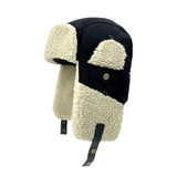 Winter Trapper Hat - Unisex Thermal Cap with Ear Flaps, Waterproof Ushanka Winter Hats with Warm Sherpa Lining Earflaps, Aviator Hat for Men Women Outdoor Cold Snow Ski Hunting Cycling Riding