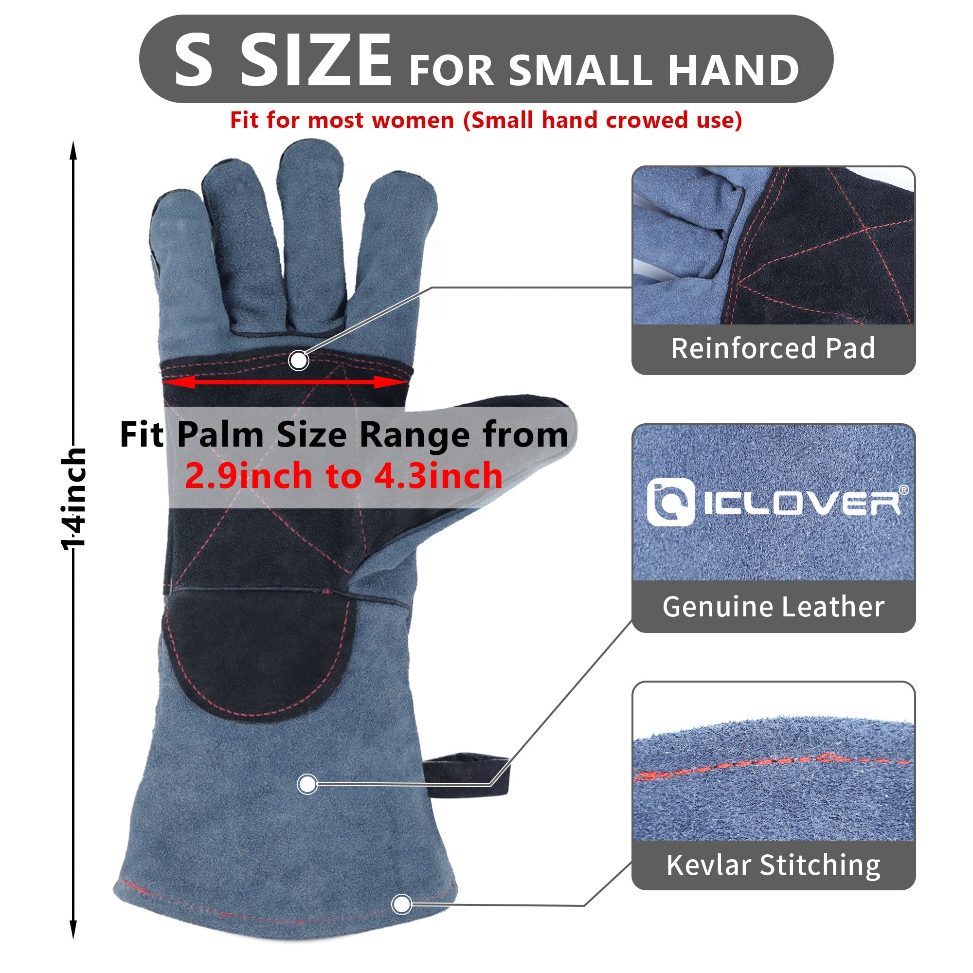 Animal Handling Gloves-IC ICLOVER Snake Bite Proof Gloves