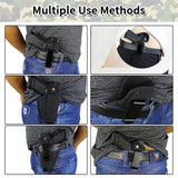 IC ICLOVER Gun Holster for Pistols 9mm 380 45ACP, IWB/OWB Concealed Carry Pistol Holsters with Mag Pouch for Men/Women, CCW Right & Left Hand Gun Holder Fits S&W M&P Shield Glock 26 27 42 Revolver