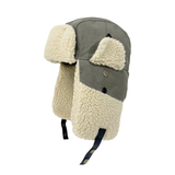 Winter Trapper Hat - Unisex Thermal Cap with Ear Flaps, Waterproof Ushanka Winter Hats with Warm Sherpa Lining Earflaps, Aviator Hat for Men Women Outdoor Cold Snow Ski Hunting Cycling Riding