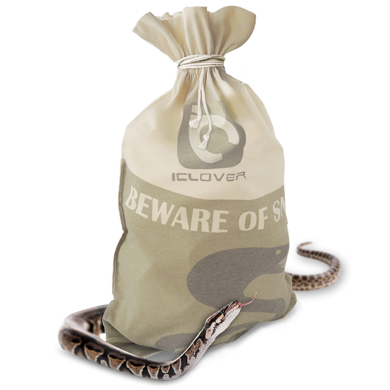 IC ICLOVER Snake Reptile Bag with Drawstring, 20